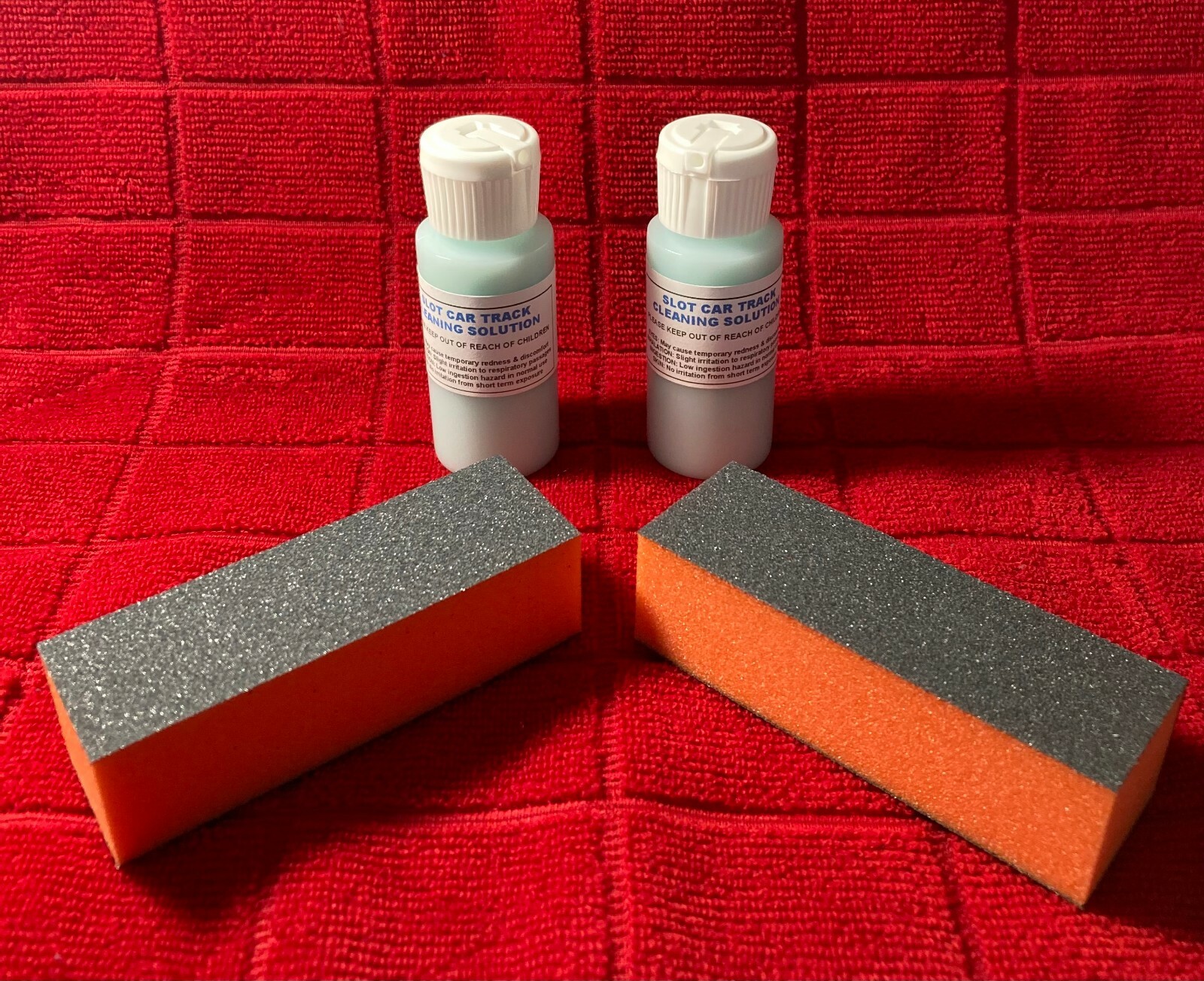 AFX/TOMY - HO SLOT CAR TRACK CLEANING SYSTEM - SUPER DOUBLE DEAL - FAST & EASY