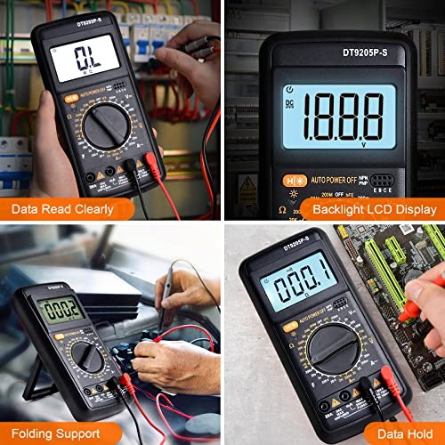 Digital Multimeter Tester, Multimeter Tester Pocket Voltmeter, Multicolored