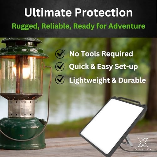 Starlink Mini Case, Silicone Protector with Backpack Strap Mount – Black