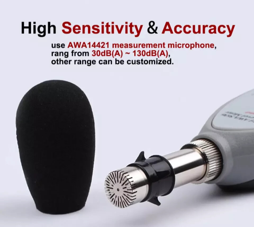 Class 2 Sound Level Meter Noise Level Meter With Statistical Analysis Function