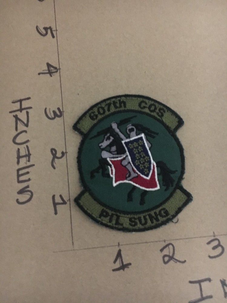 USAF 607th Combat Operations Squadron subdued patch 5/3/25