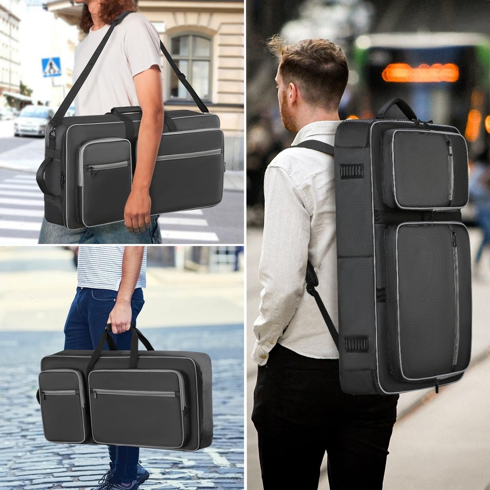 Aleemin DJ Controller Bag Compatible with DDJ FLX10 / 1000 / Medium, Black