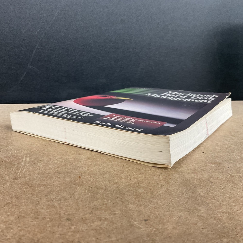Apple Macintosh Hard Disk Management Brant Softcover Floppy Vintage Computing