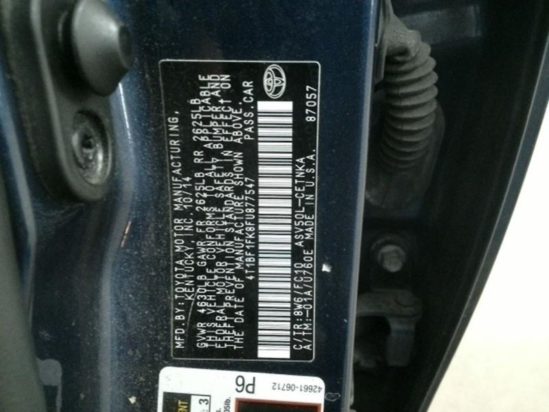 CAMRY 2015 High Mounted Stop Light 104703435