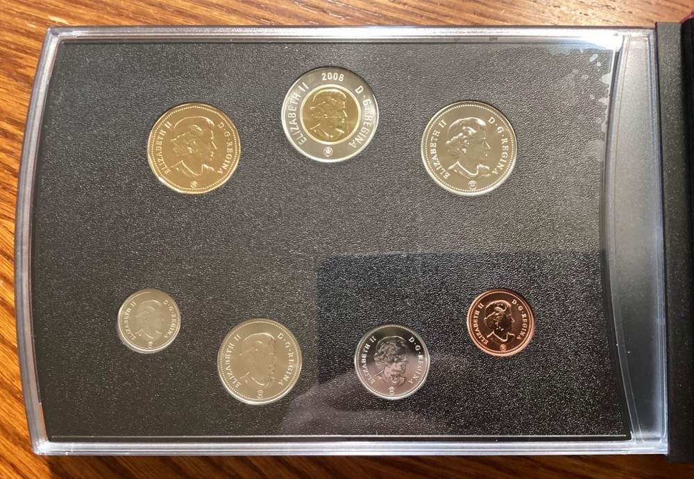 Canada 2008 Common Eider Lonnie Specimen Coins set (Original Case&COA)