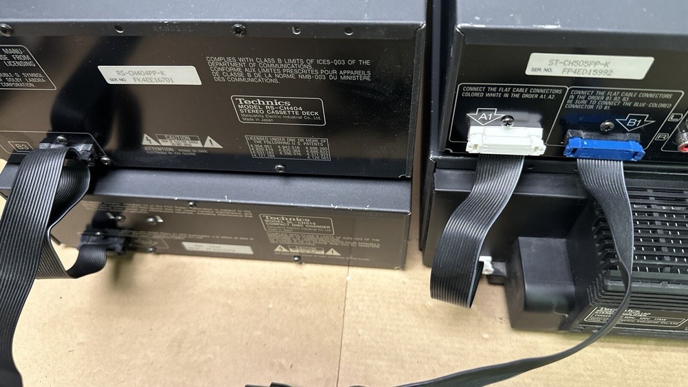 Technics SE-CH505 Component System Tuner Amp CD Changer Works with issues READ