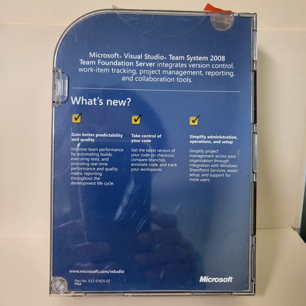 Microsoft Visual Studio Team System 2008 Team Foundation Server_Full Version