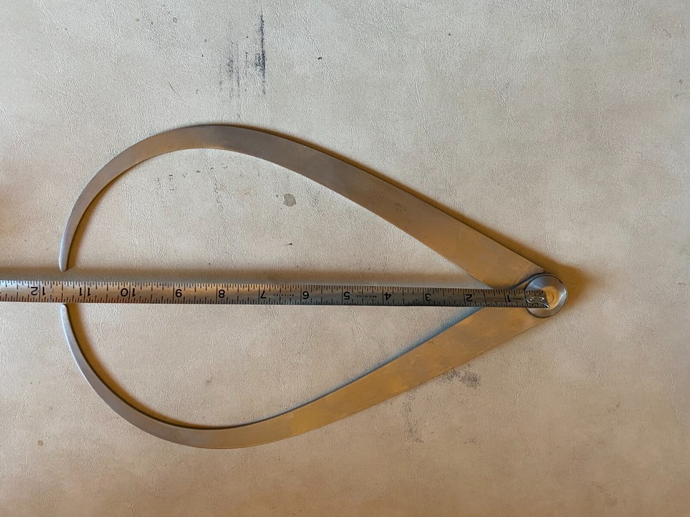 starrett 10 inch firm joint outside flat caliper