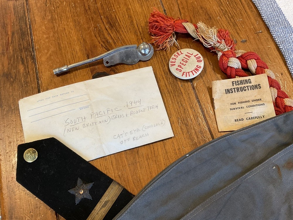 ORIGINAL WWII USN OFFICER LOT - PTO