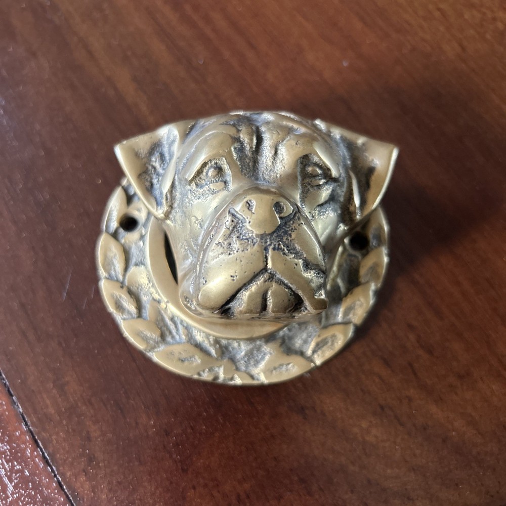 Brass Dog Door Knocker