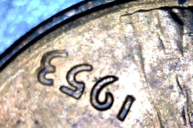 1953, LINCOLN CENT, DDO UNC.RD  BU ERROR         #NR222