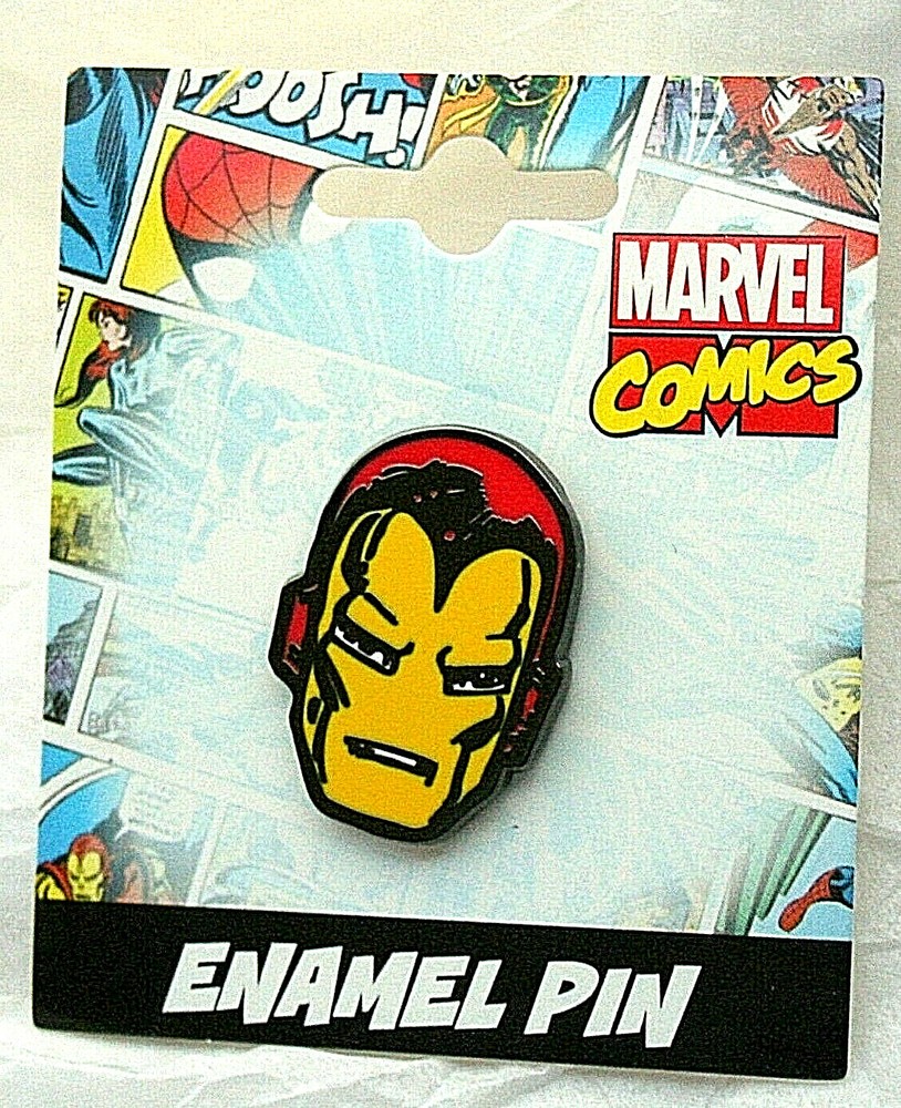 Marvel Comics Iron Man Enamel Pin New NOS MOC 2017 Lapel Hat
