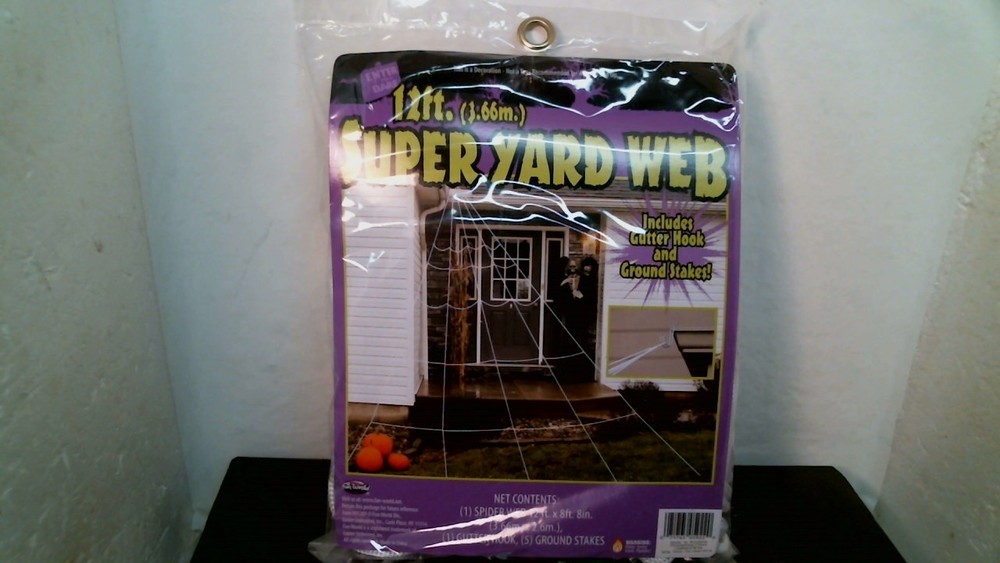 Super Yard Spider Web 05922, 12' x 8'.8", White, FREE SHIPPING