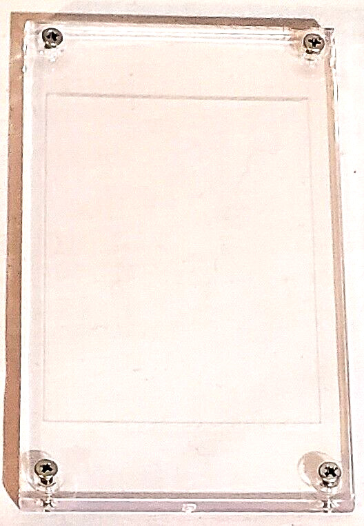 Premium Sports Card Holder NEW in Package 3x5 Screw Down Stackable