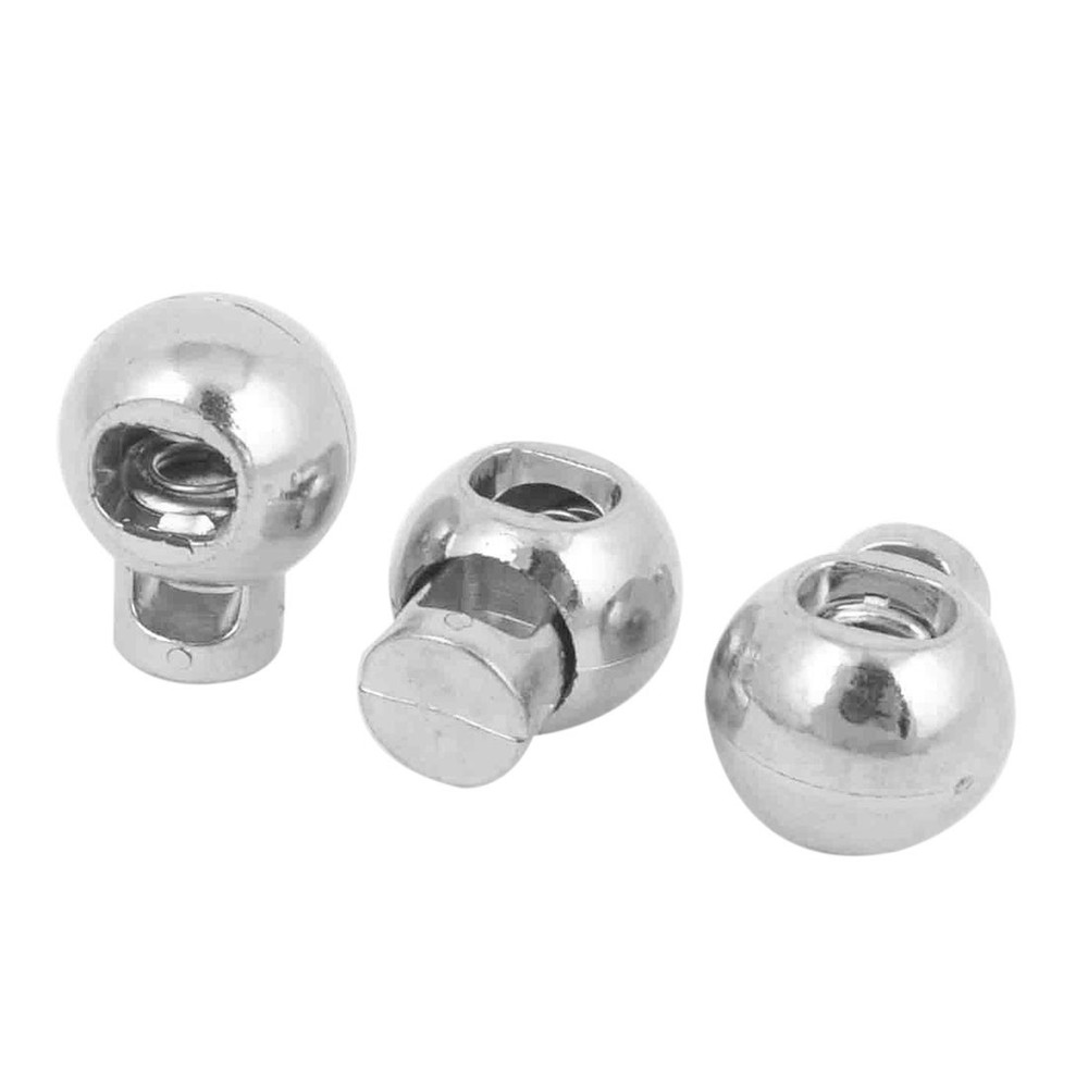 20 PCS Plastic 8mm x 5.5mm Hole Backpack Drawstring Spring Cord Locks Ends