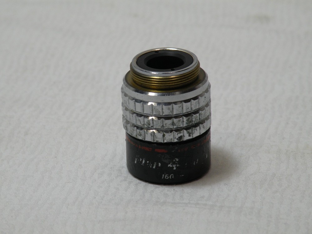 Nikon CFN Plan 4x 0.13 160/- Microscope Objective, Works Fine