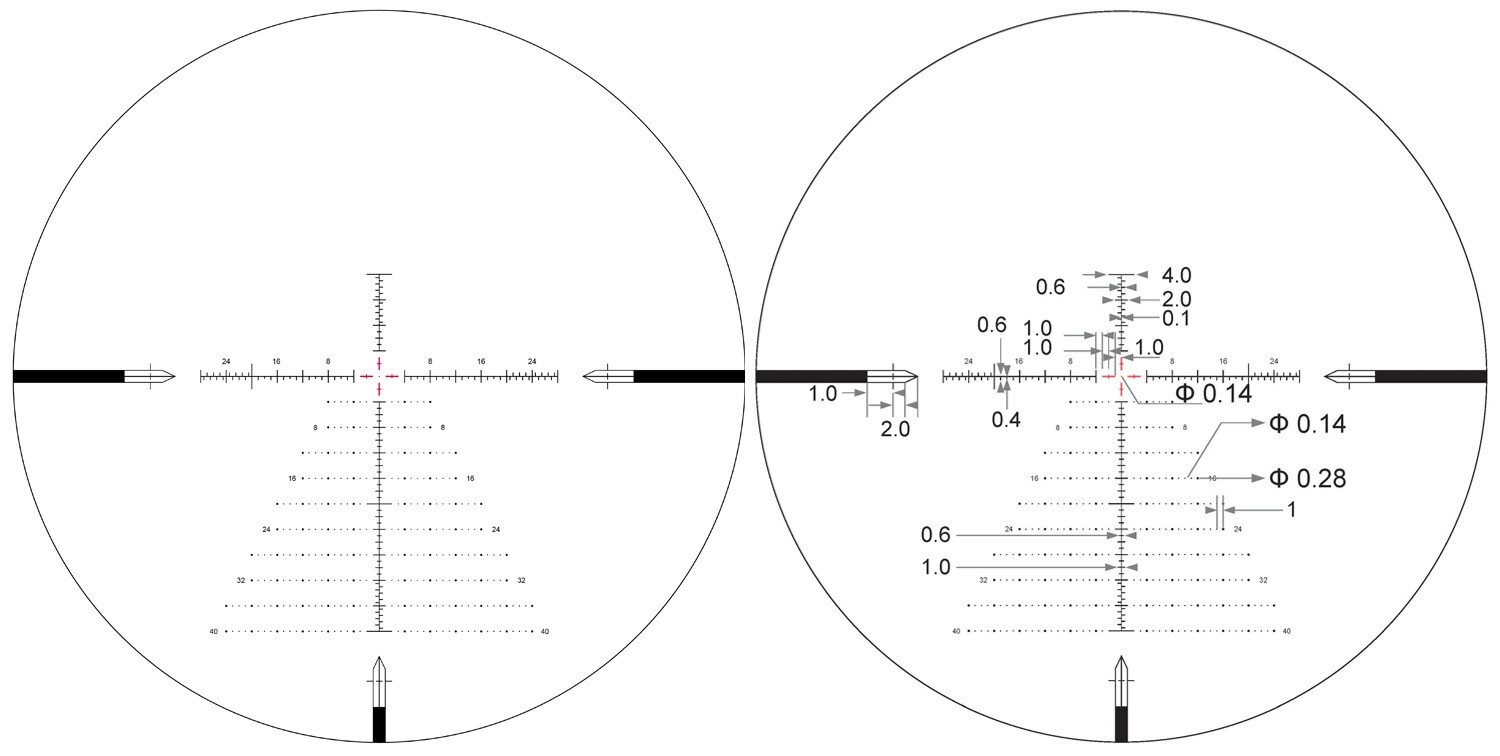 Arken Optics SH4J 6-24X50 GEN2 FFP MOA VPR Reticle with Zero Stop - 34mm Tube