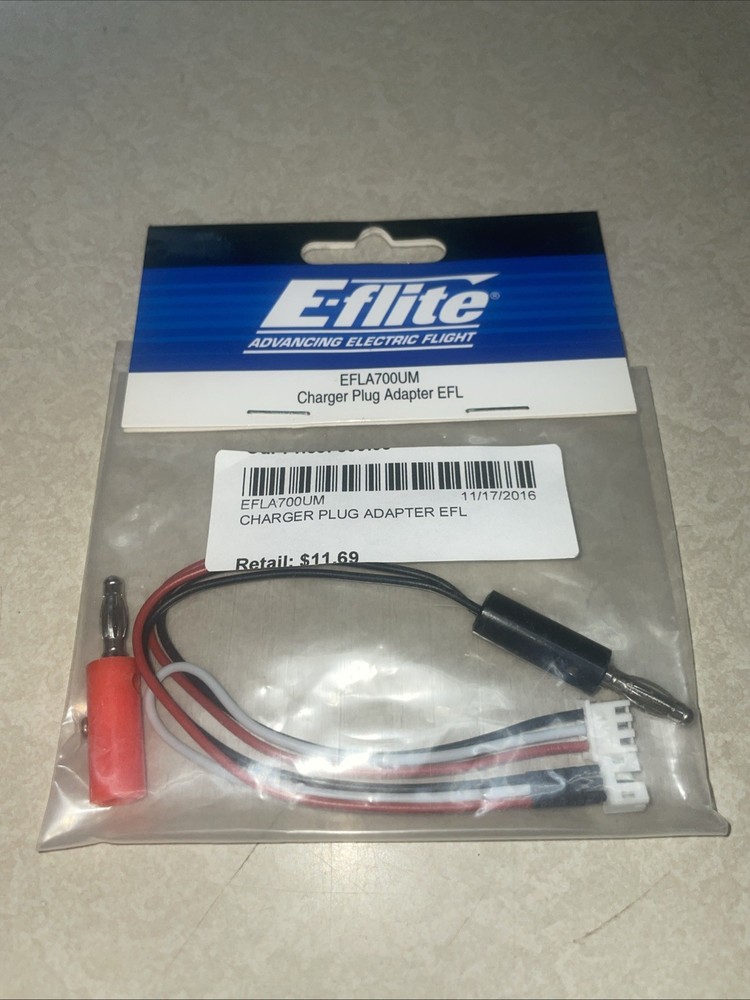 E-FLIGHT CHARGER PLUG ADAPTER ELF (EFLA700HM) NEW