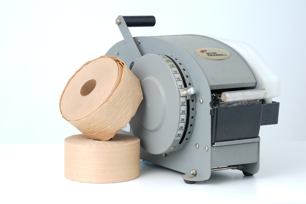 *** BETTER PACK 333 PLUS WATER ACTIVATED TAPE DISPENSER W/ TWO EXTRA ROLLS ***