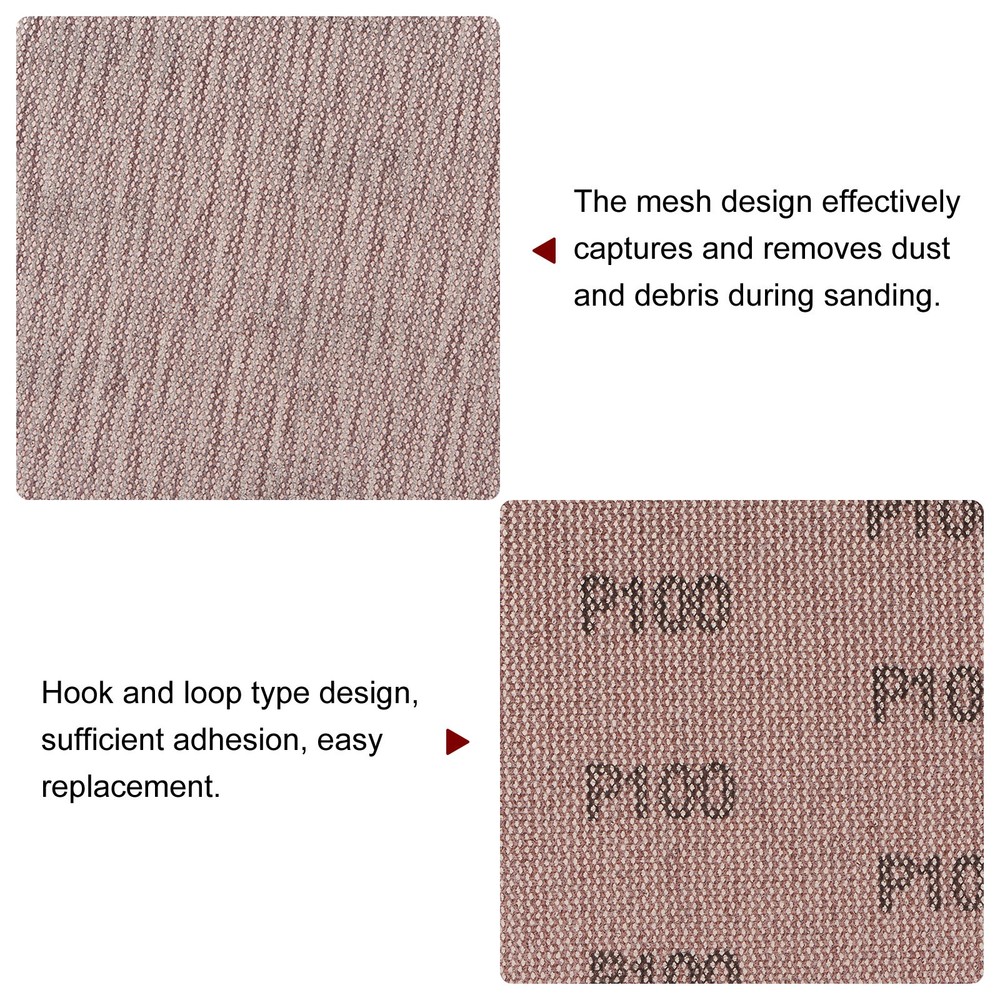 10pcs 100 Grits Mesh Sanding Discs 6 Inch Hook and Loop Sanding Net