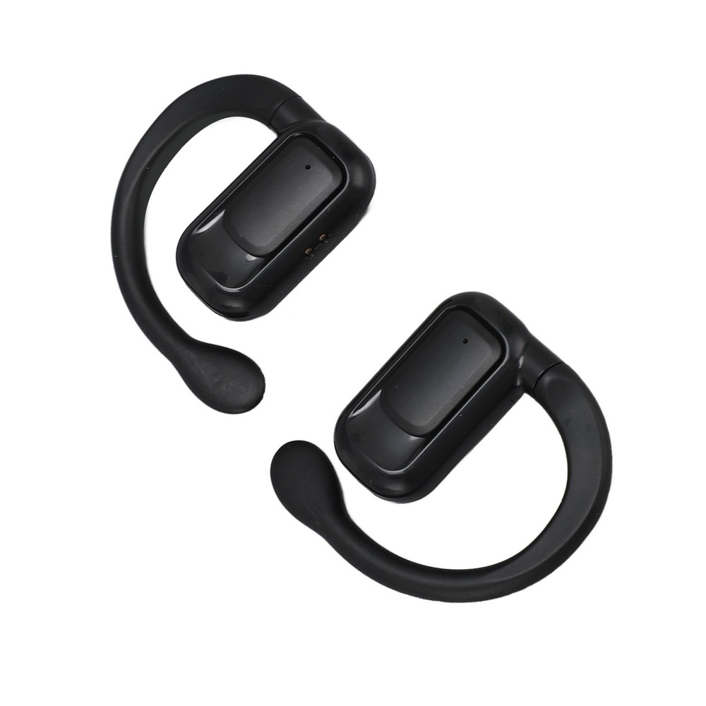 (Black)144 Languages Translator Earbuds Touch Control Earhooks Language