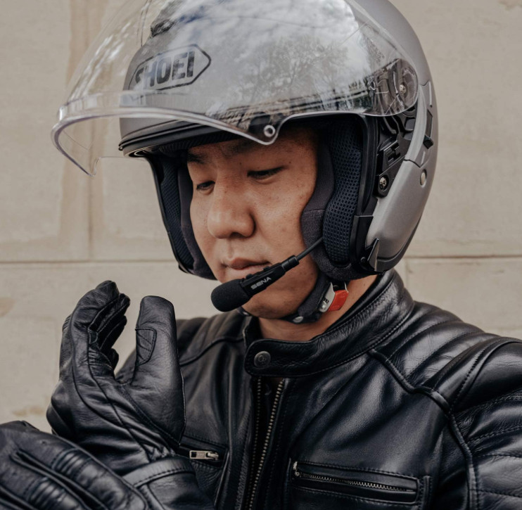 Sena 3S Plus Boom Motorcycle Helmet Headset Communication System