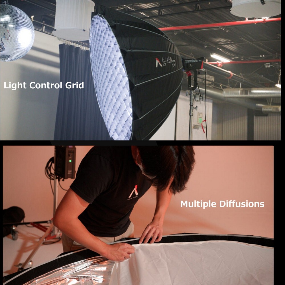 Aputure Light Dome 150 Softbox 150cm Large Deep Parabolic Lighting Modifier