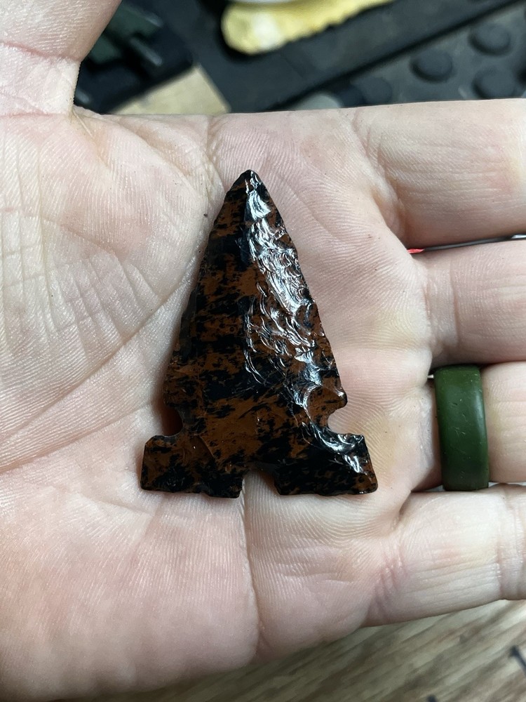 Arrowhead~mahogany Obsidian~USA MADE~