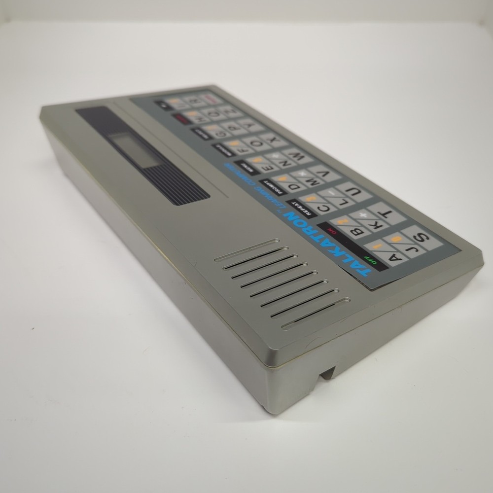 Vintage Sears Talkatron Learning Computer Talking Math Spelling Tiger 1985