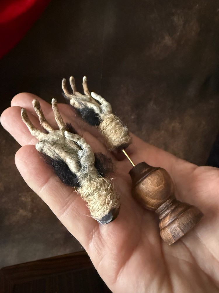 Cursed Monkey Paw for curiosity cabinet unmounted (small)