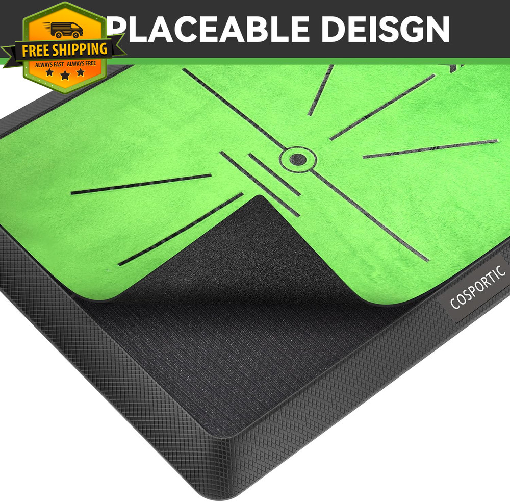 Golf Hitting Mat Swing Path Feedback Training Practice Indoor Outdoor