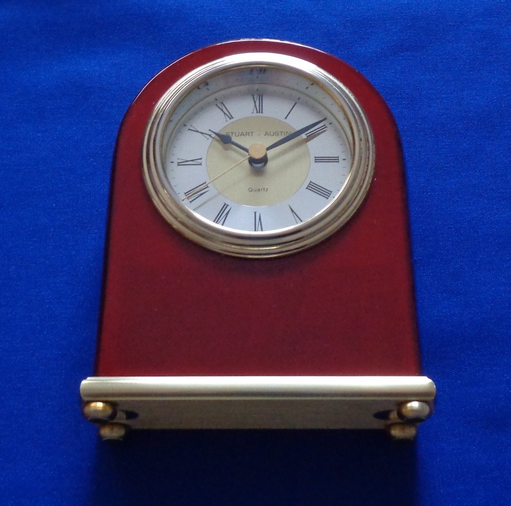 Stuart Austin quartz mantel desk clock