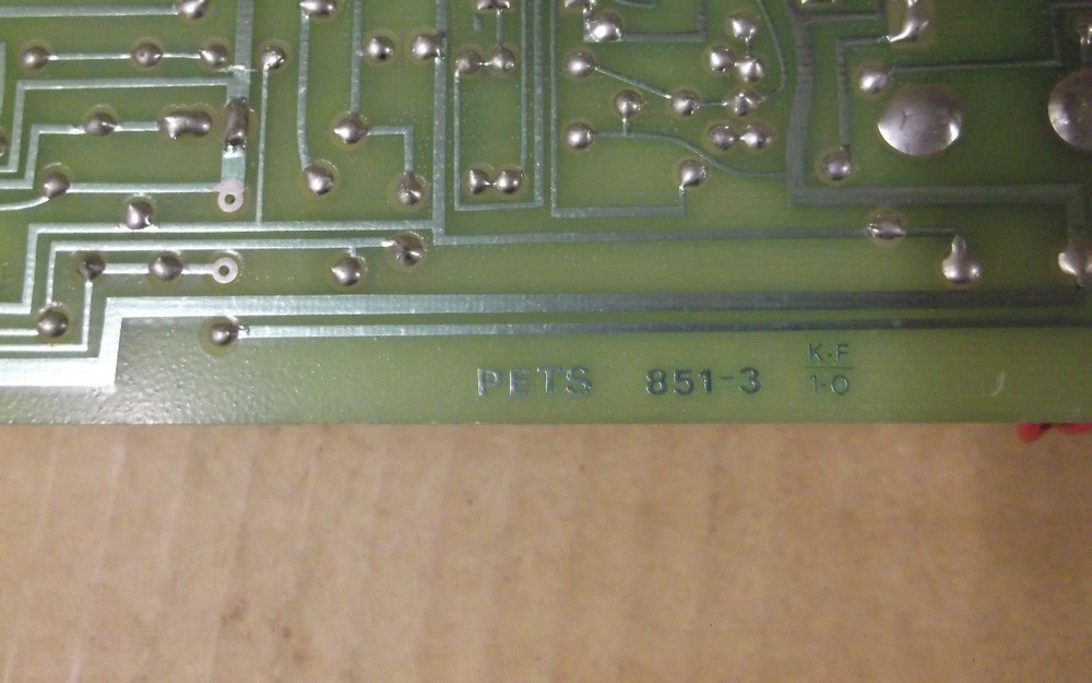 PETS Inc Control Module Card 851-3