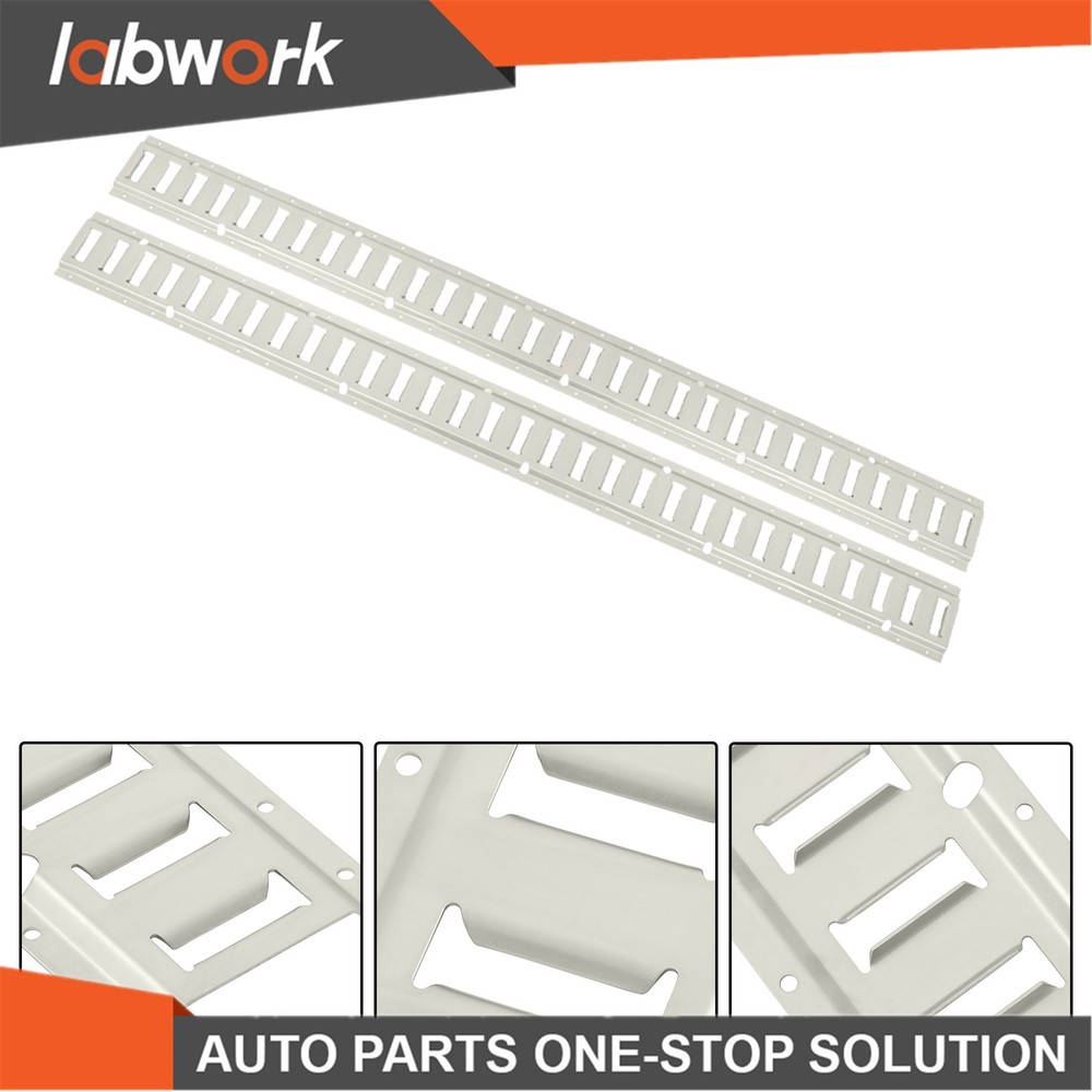 Labwork 8 Pack 5' E Track Tie Down Rail Kit Galvanized For Trailer Truck Van