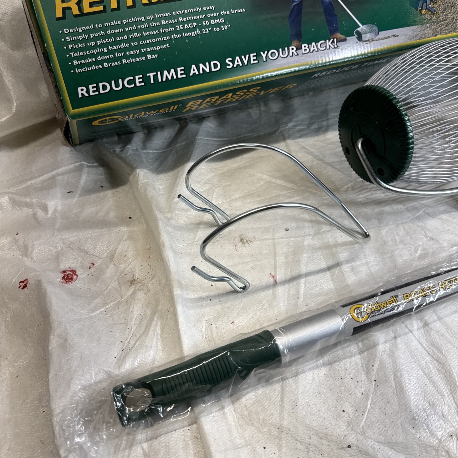 Caldwell Brass Retriever Collapsible Design and Basket Separator 125789 New Open