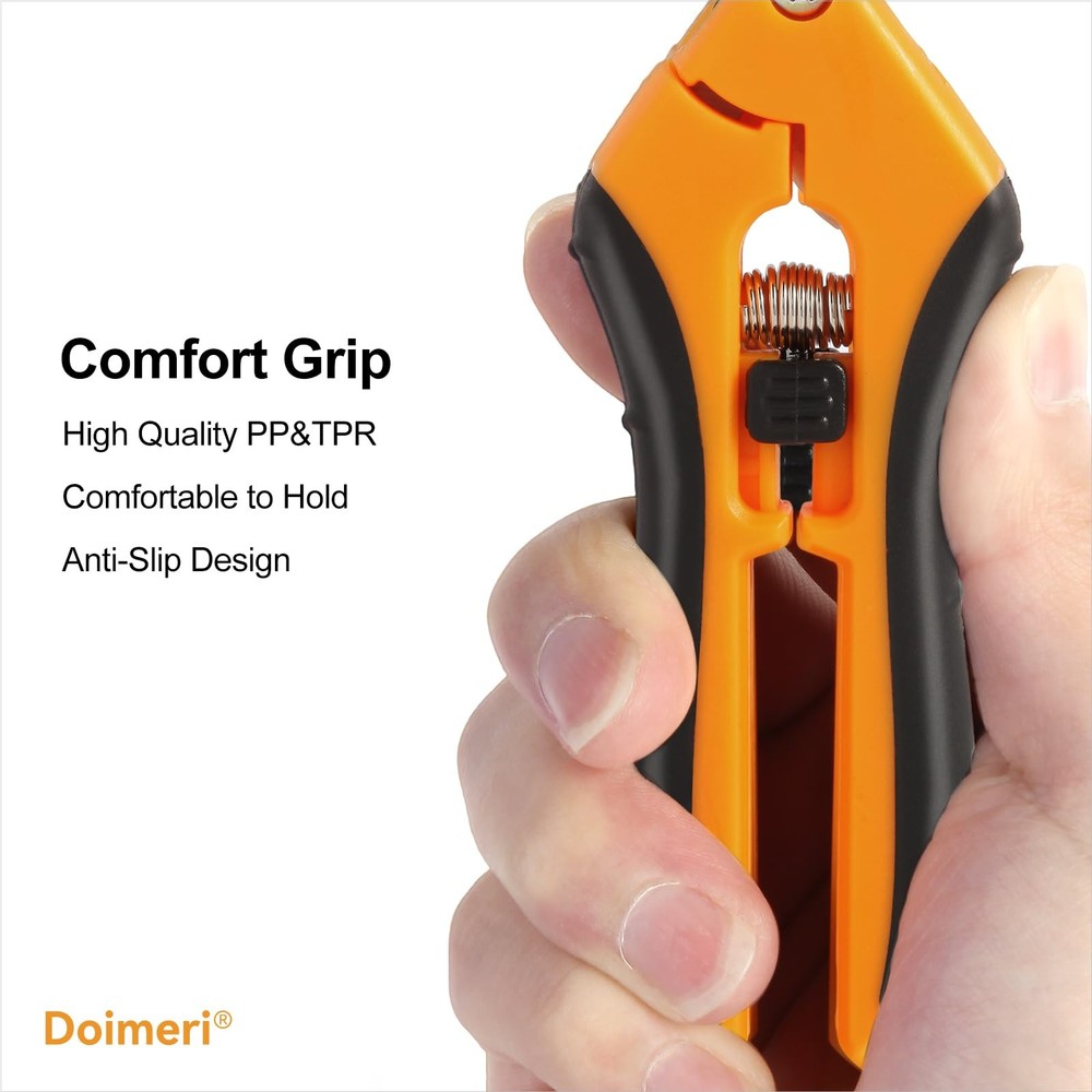 Doimeri 2 Pack Pruning Shears, 6.5” Gardening Scissors with Sharp Stainless S...