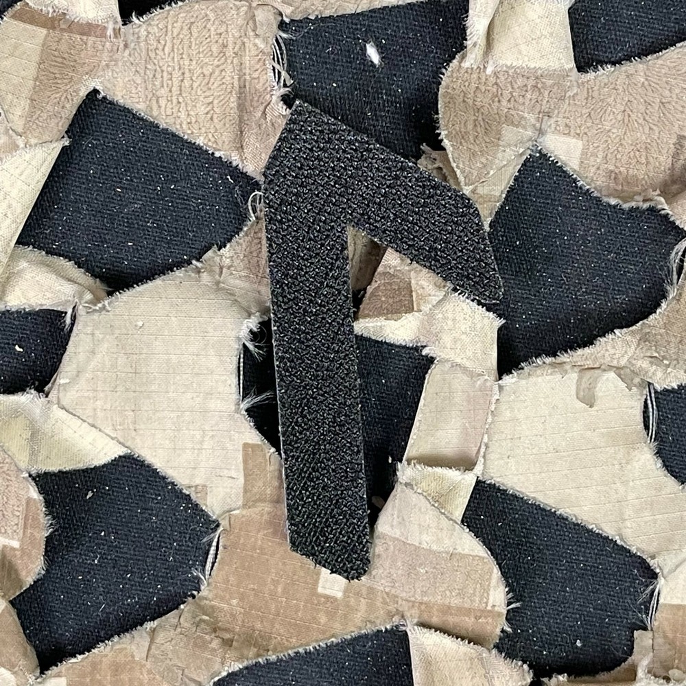 NEW Push Division Number Patch #7 - Grey