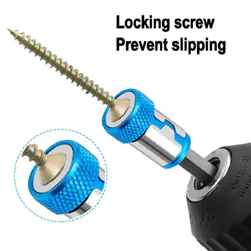 1x Magnetic Ring Screwdriver Bits Anti-corrosion Strong Magnetizer Drill Bit