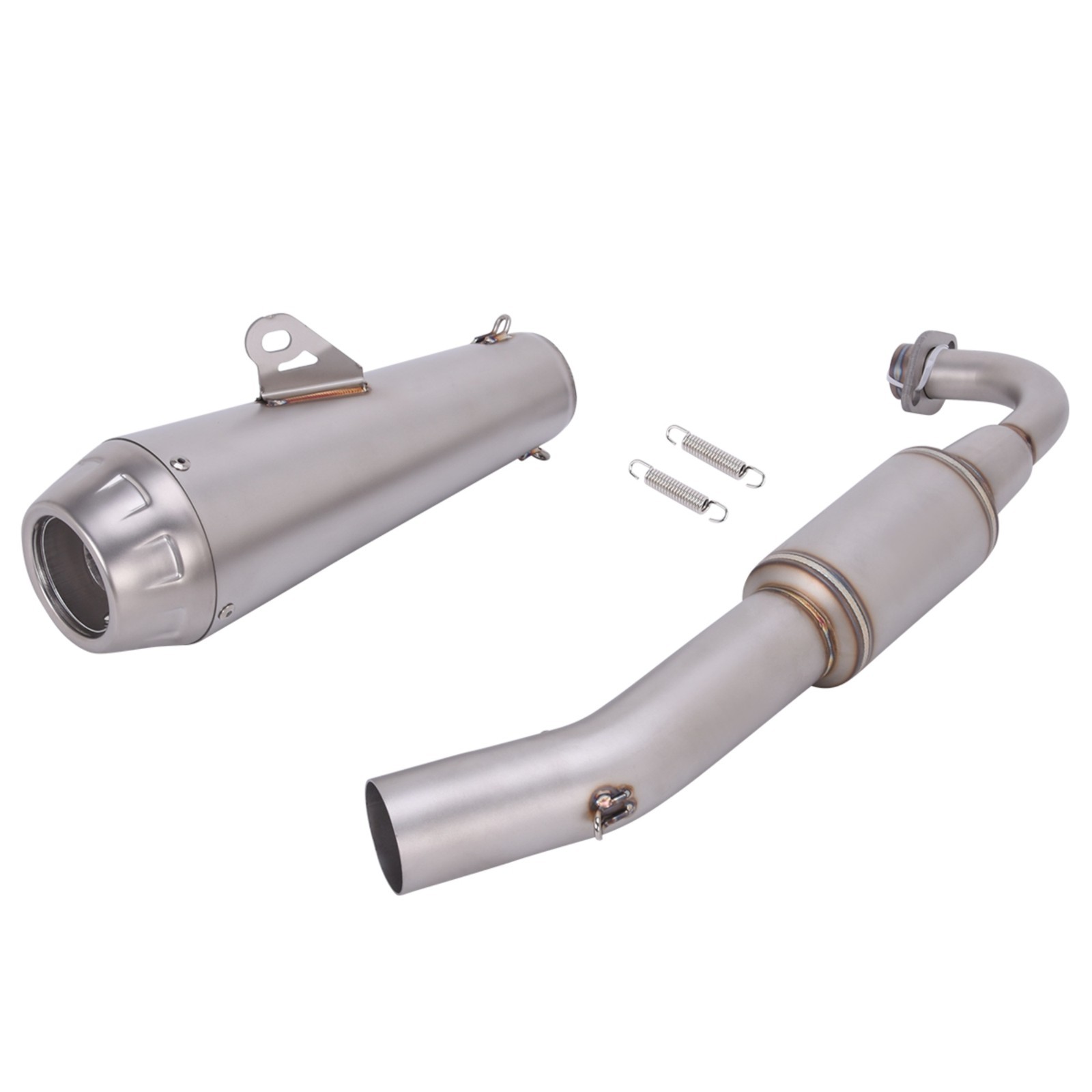 Low Mount Exhaust System Headers Muffler Pipe For Honda Grom MSX125/SF 2013-2020