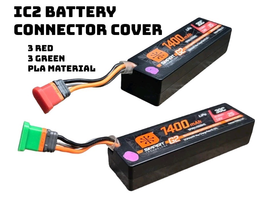 IC2 Battery Connector Cover For RC LiPo Charge Indicator Protector