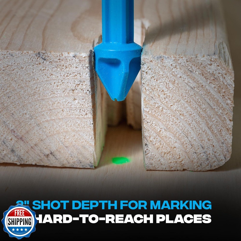 OX Tools 2-Pack Tuff Shot Deep Reach Marking Tool, Drill Hole Mar