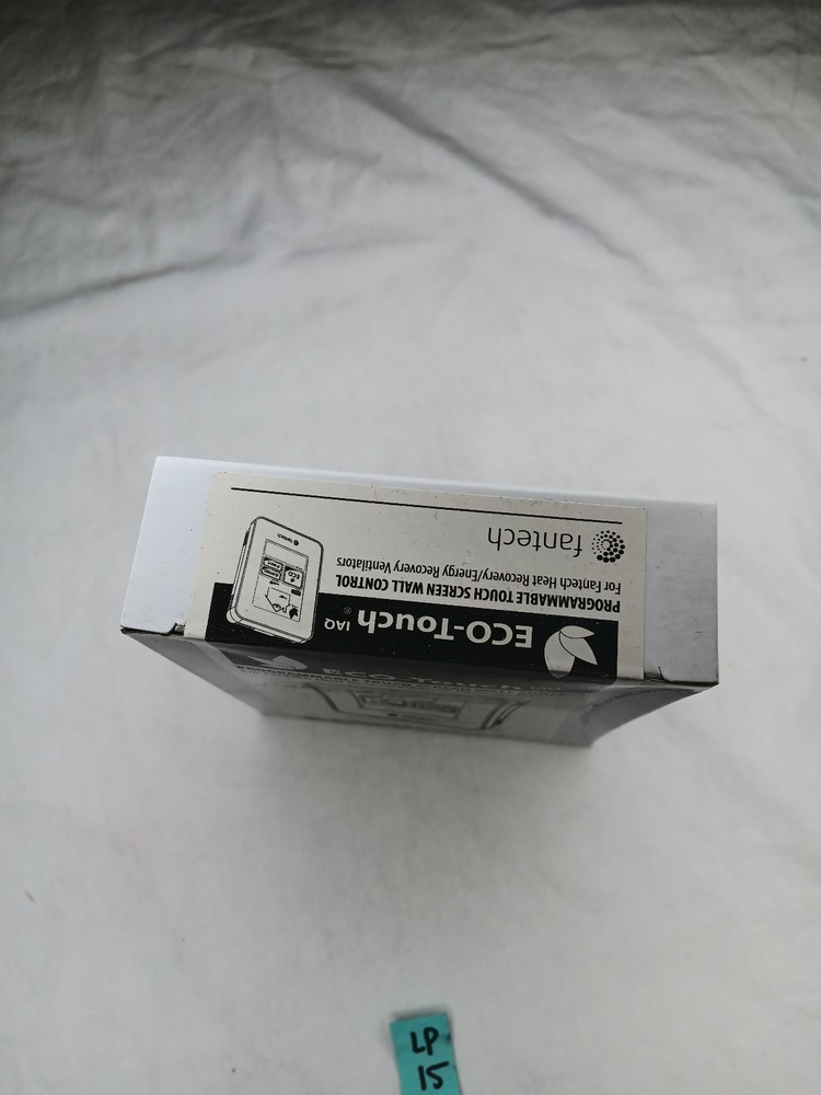 Fantech 414727 Eco-Touch Control Wall Control Light Sensor Humidity Display
