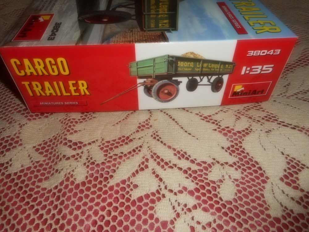 MINIART 38043, 1/35 CARGO TRAILER PLASTIC MODEL KIT