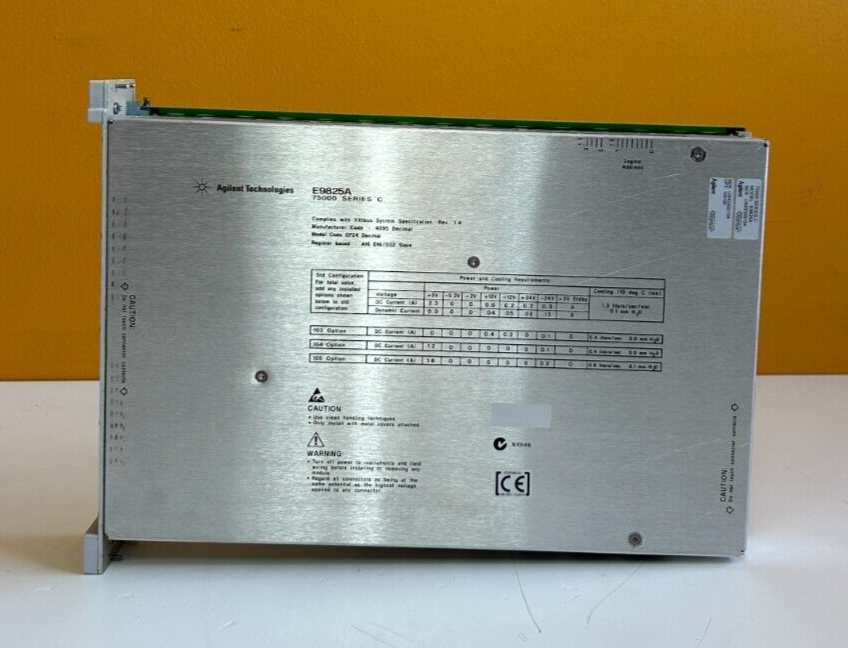 Agilent HP E9825A-103-105 100 MHz, C-Size, Signal Processor VXI Module. Tested!