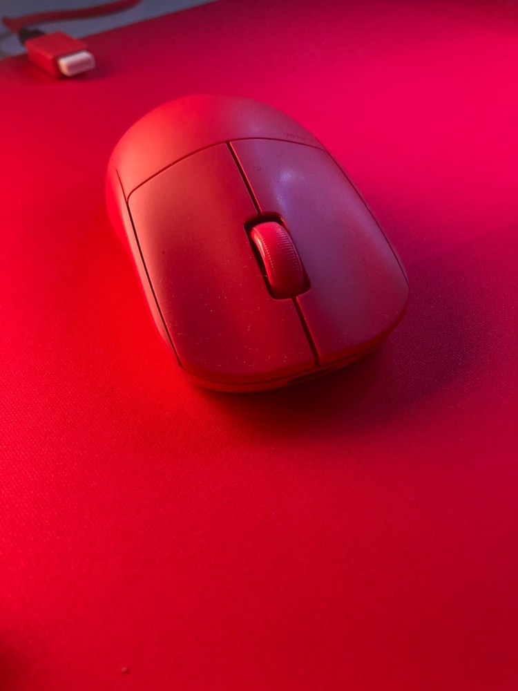Pulsar X2 wireless gaming mouse red