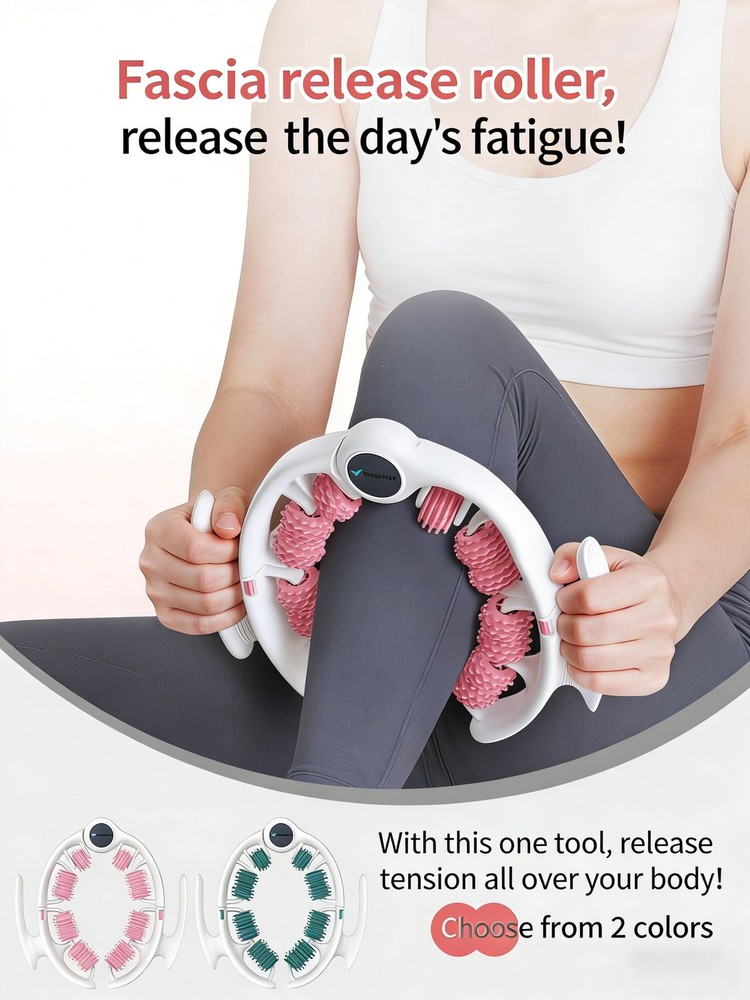 MERACH Cellulite Massage Tool with Push Pull Roller Lymphatic Drainage Massage
