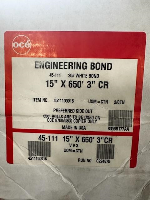 4511100016 15X650 20# BOND