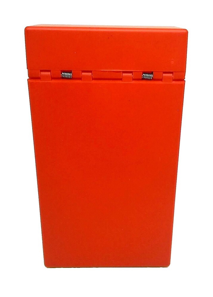 Fujima Red Sun Rise Design 100s Size Push-N-Open Button Cigarette Case