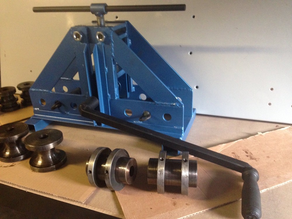 ROLL BENDER TUBE PIPE BENDER RING ROLLER BENDING MACHINE HEAVY DUTY NEW