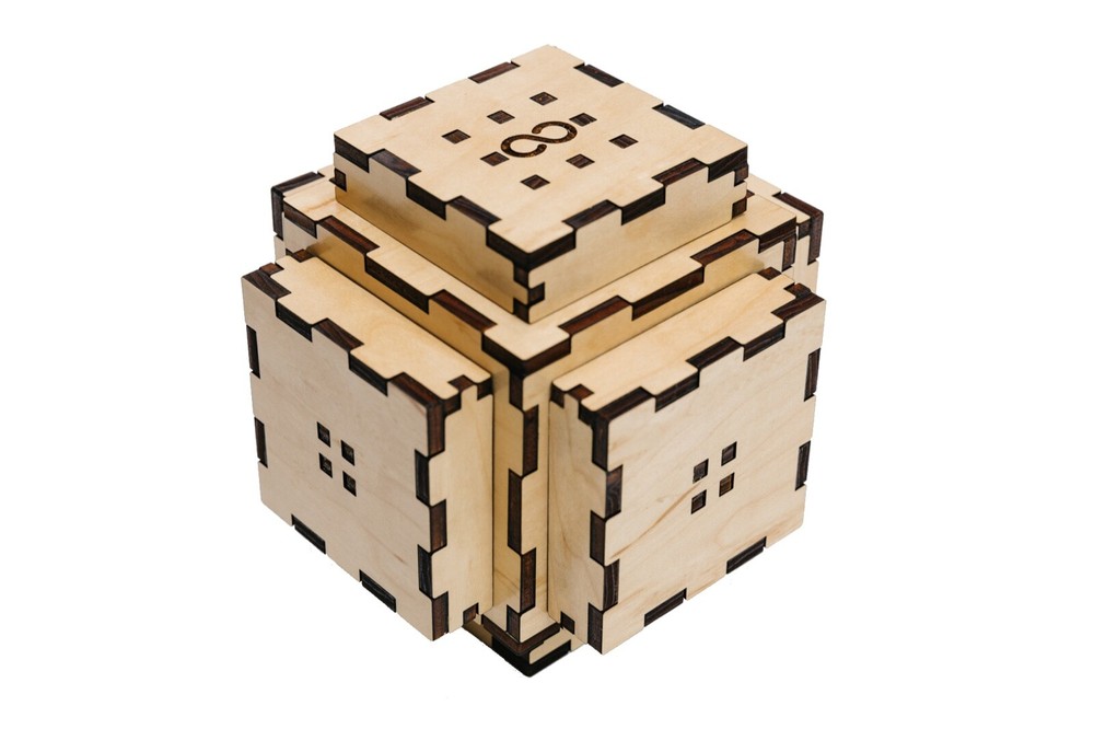 Nova | Original Wooden Puzzle Box | Hidden Compartment